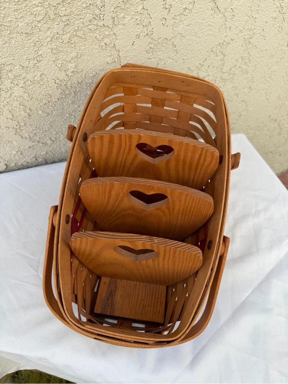 Longaberger Yuletide Traditions Vegetable Basket Christmas Edition & Dividers